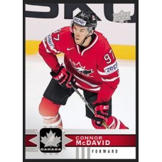 1 Connor McDavid Base Set 2017-18 Canadian Tire Upper Deck Team Canada